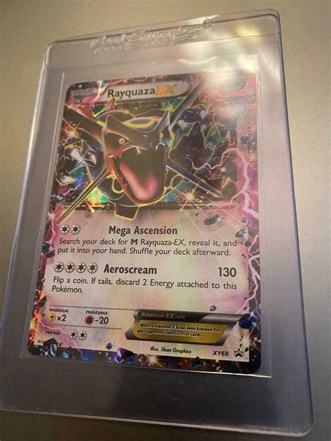 Mavin Rayquaza Ex Xy Xy Promo Black Star Full Art Shiny