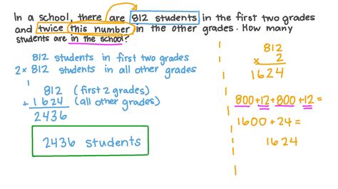 Question Video Solving Word Problems Involving Multiplication And