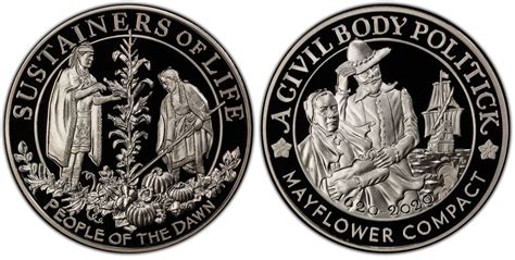 2020 Medal Mayflower 400th Anniversary, DCAM (Proof) U.S. Mint Medals ...