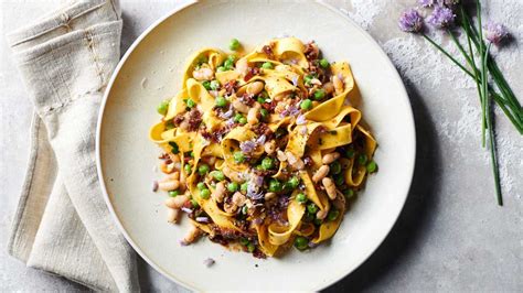 Pappardelle with Peas, Hazelnuts and White Beans recipe | PCC Community ...