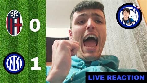 NON CI FERMA NESSUNOOO BOLOGNA INTER 0 1 LIVE REACTION TIFOSO