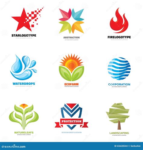 Logo Vector Set - Creative Illustrations. Logo Collection. Vector Logo Design. Vector Logo ...