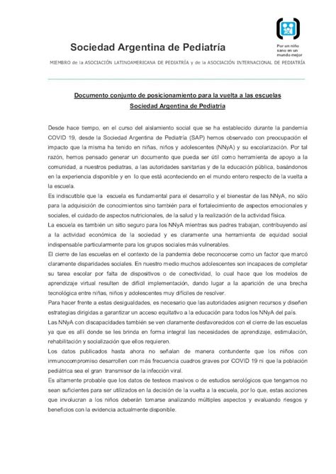 Pdf Sociedad Argentina De Pediatr A Sociedad