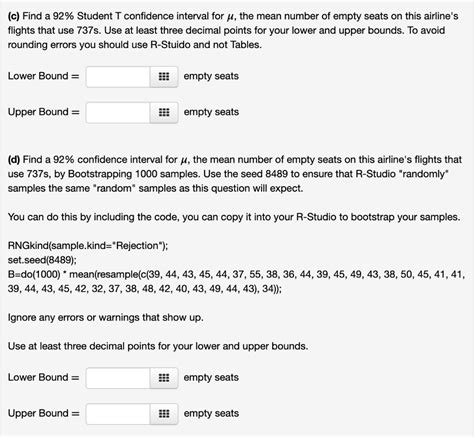 Solved Use R Or Rstudio To Solve This Question Given The Chegg