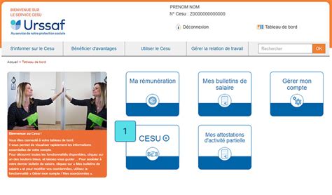Comment créer son compte service Cesu Urssaf fr