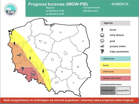 IMGW bije na alarm w sprawie pogody Synoptycy PSHM wydali najwyższe