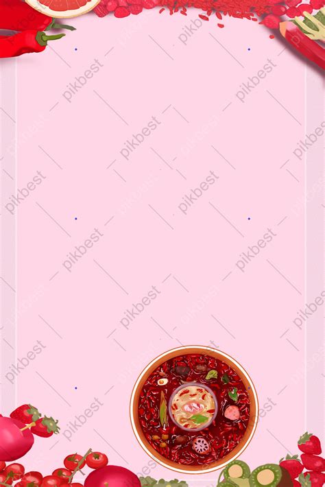 Red Gourmet Hot Pot Ingredients Background Backgrounds Psd Free Download Pikbest