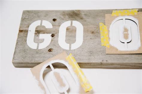 How to Stencil Letters on Wood to Make a DIY Wood Sign