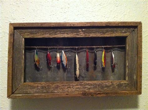 Fishing Lure Display Case Etsy Fishing Room Decor Fishing Lures