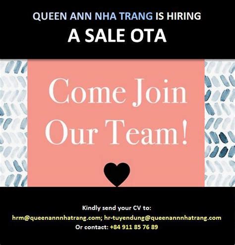Queen Ann Nha Trang Hotel Careers posted on LinkedIn