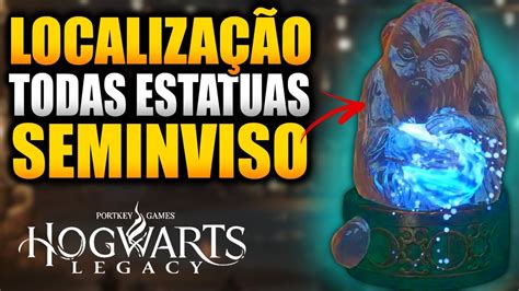 Hogwarts Legacy TODAS AS ESTATUAS DE SEMINVISO YouTube