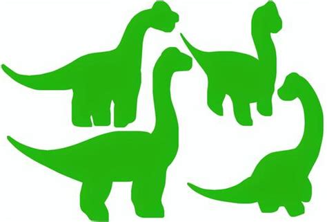 Dinosaur Silhouette For Kids