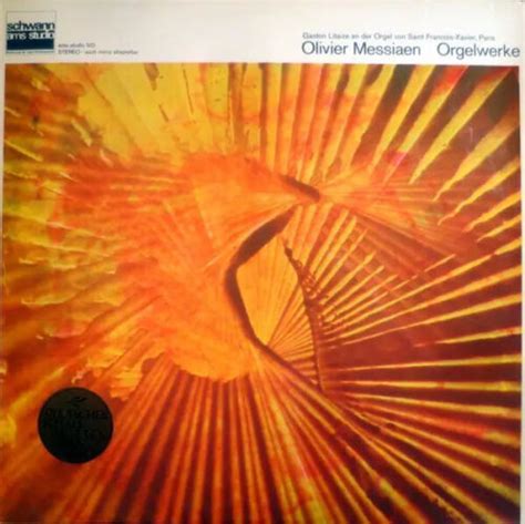 Olivier Messiaen Gaston Litaize Orgelwerke Schwann Ams Studio Vinyl