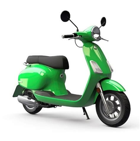 Premium Photo | Electric scooter green