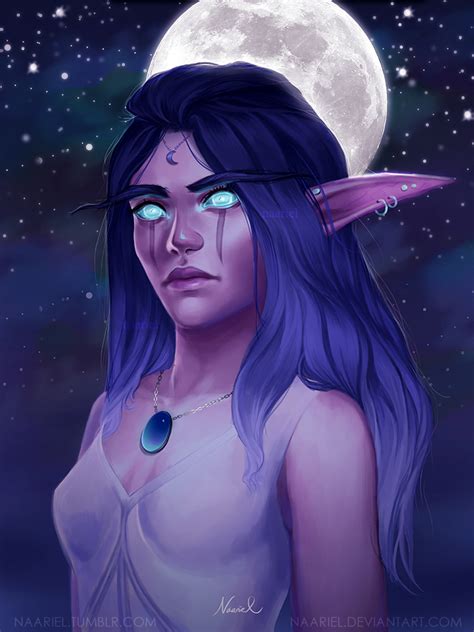 Night Elf Priestess of Elune by Naariel on DeviantArt