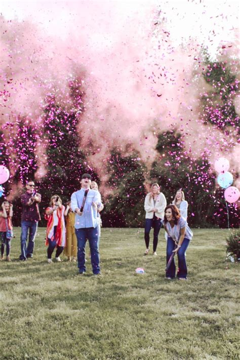 24 Confetti Powder Cannon Gender Reveal Both Smoke Powder And Confetti In One Cannon Smoke