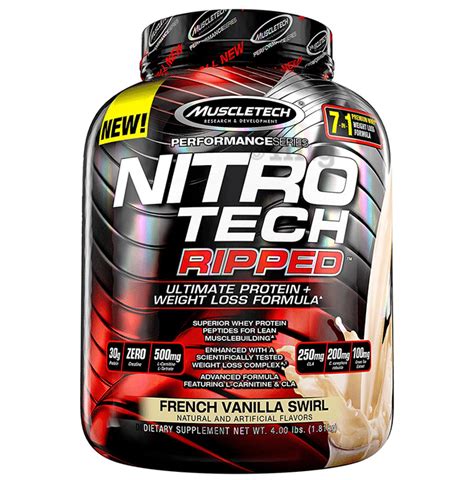 Muscletech Performance Series Nitro Tech Ripped Ultimate Protein Weight