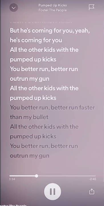 Pumped Up Kicks By Foster The People Slowedreverb Edit Fypシ