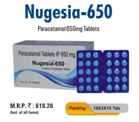 Paracetamol 650 Mg Tablet At 618 20 Box Panadol Paracetamol Tablets