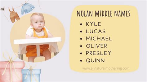 140 Rare Middle Names For Nolan All Natural Mothering