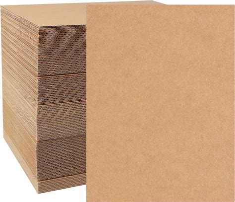 Buy 200 Pack Corrugated Cardboard Sheets 5x7 Inch Corrugated Cardboard