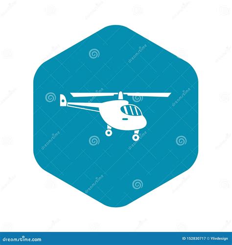 Icono Del Helic ptero Estilo Simple Ilustración del Vector