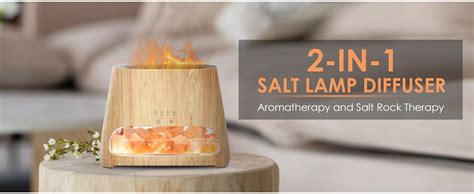 Salking In Ultrasonic Essential Oil Diffuser Himalayan Salt Lamp