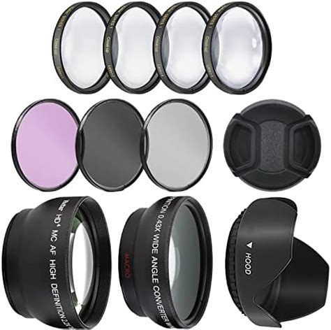 Amazon 7 Piece 40 5mm Filter Set Includes 3 PC Filter Kit UV CPL