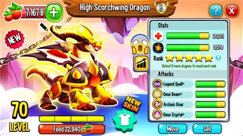 Dragon City High Scorchwing Dragon New Heroic Exclusive Dragon 2021