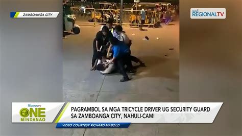 One Mindanao Pagrambol Sa Mga Tricycle Driver Ug Security Guard Sa