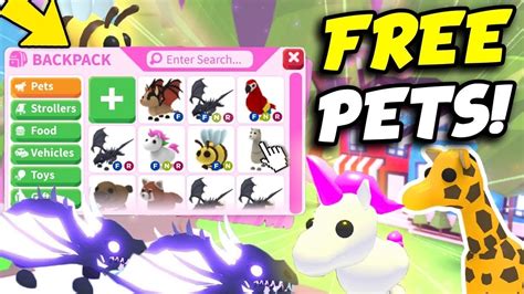 Free Legendary Pets In Adopt Me Roblox Youtube