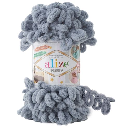 Пряжа Alize Puffy. Ализе Пуффи 428. Укрпоштою ТІЛЬКИ При Повній Оплаті ...