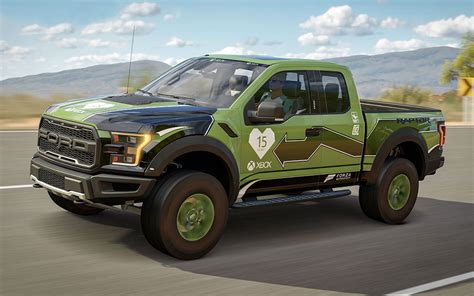 Forza 2017 Ford F 150 Raptor Gets Custom Livery To Mark Xbox 15 Years