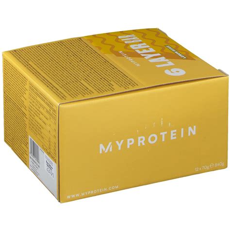 MyProtein 6 Layer Bar Lemon Meringue 12x70 G Redcare Apotheke