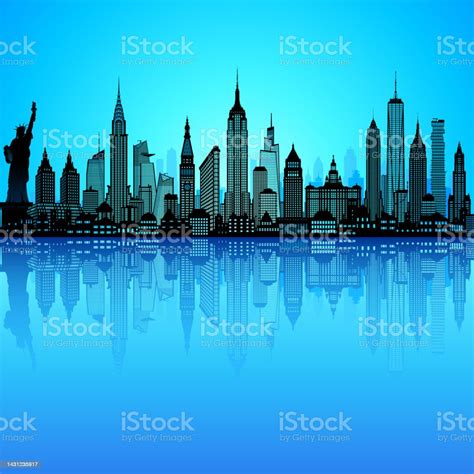 New York City Skyline Stock Illustration - Download Image Now - iStock