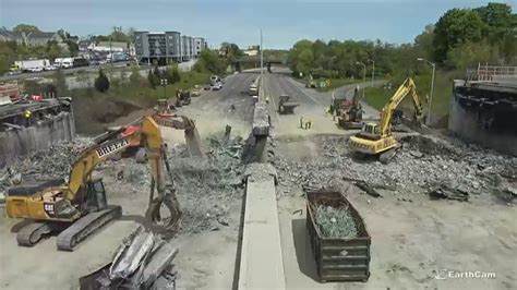 Timelapse Video Shows Removal Of Bridge Over I 95 In Norwalk In 60