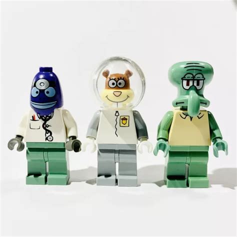 BUNDLE SANDY CHEEKS SQUIDWARD MOD BIKINI DOC Bob LEGO SPONGEBOB EUR