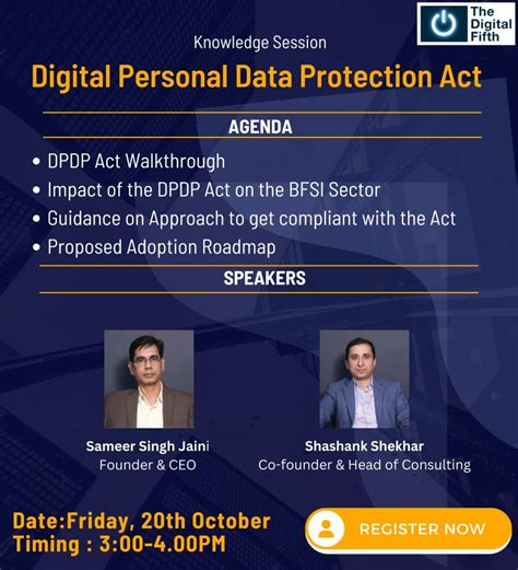 Learn About Dpdp Act From Experts The Digital Fifth Posted On The