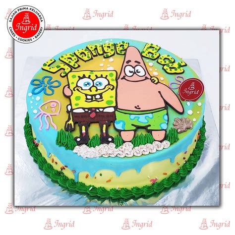 Jual Kue Ulang Tahun Spongebob Kue Ultah Anak Birthday Cake Kue