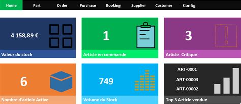 Fiche De Stock Excel Pdf