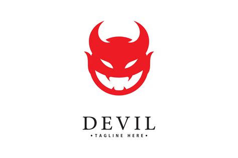 Red Devil Logo Vector Template Graphic by Bigbang · Creative Fabrica