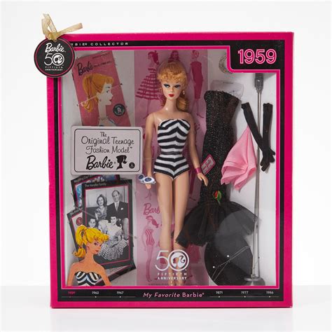 BARBIE N4974 1959 50th Anniversary Barbie Collector Reproduction