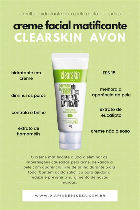 Resenha Creme Facial Matificante Clearskin Di Rio De Beleza