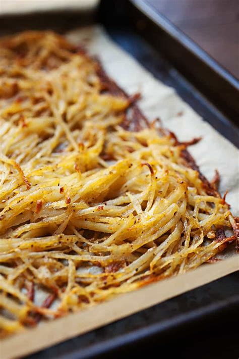 Sheet Pan Hash Browns Super Crispy Macheesmo