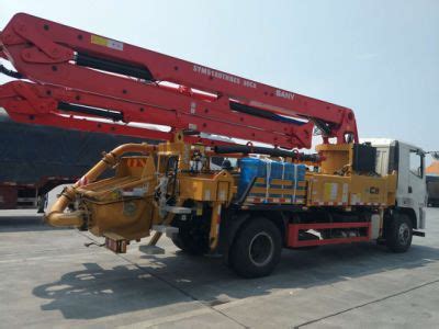 China Syg5360thb 43m Boom Pressure Concrete Pump With Mercedes Benz