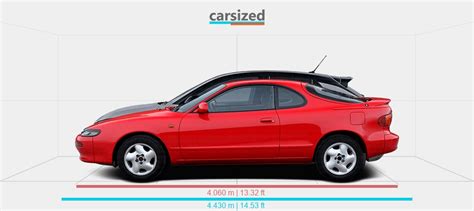 Dimensions Toyota Celica 1991 1993 Vs Opel Corsa 2019 2023