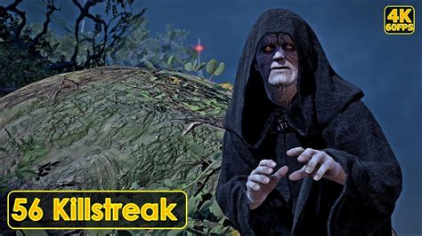 Star Wars Battlefront 2 56 Emperor Palpatine Killstreak 4 21 YouTube