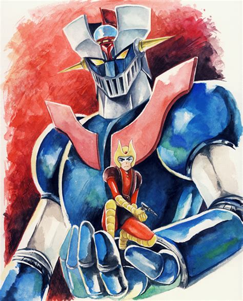 Mazinger Z And Kabuto Kouji Mazinger And 1 More Drawn By Agahari