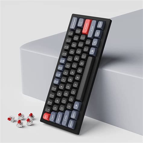 Keychron V Ansi Carbon Black Rgb Hot Swap Us Pro Red Switch