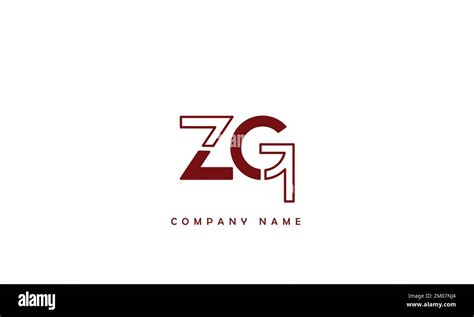 Zg Gz Abstract Letters Logo Monogram Stock Vector Image And Art Alamy